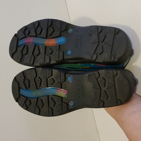 Sloggers Floral Slip On Gardening Shoes Womens Size 7 - Picture 7 of 7